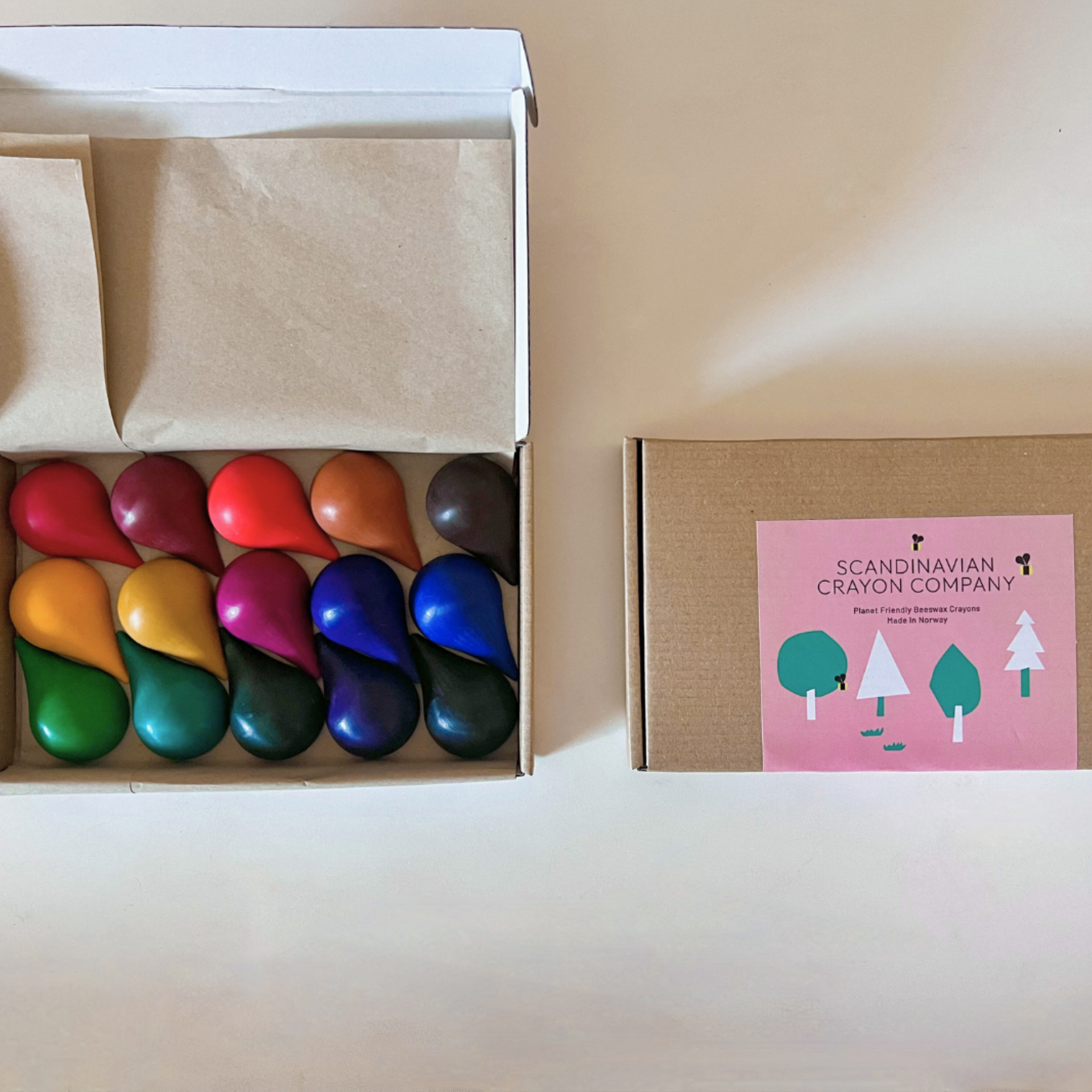 Dråpe 15 bivoks fargestifter