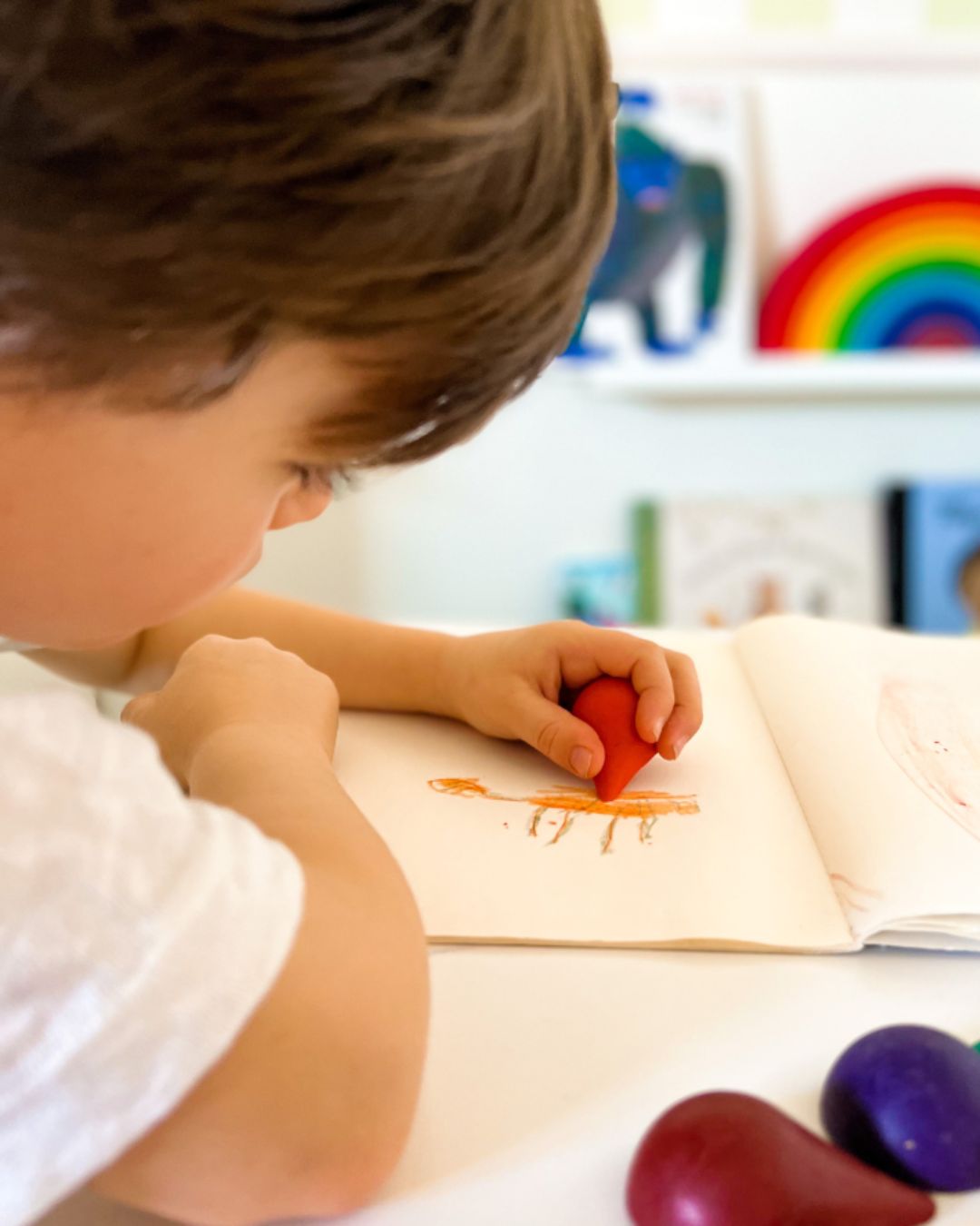 Regnbuesett - 8 dråpe fargestifter