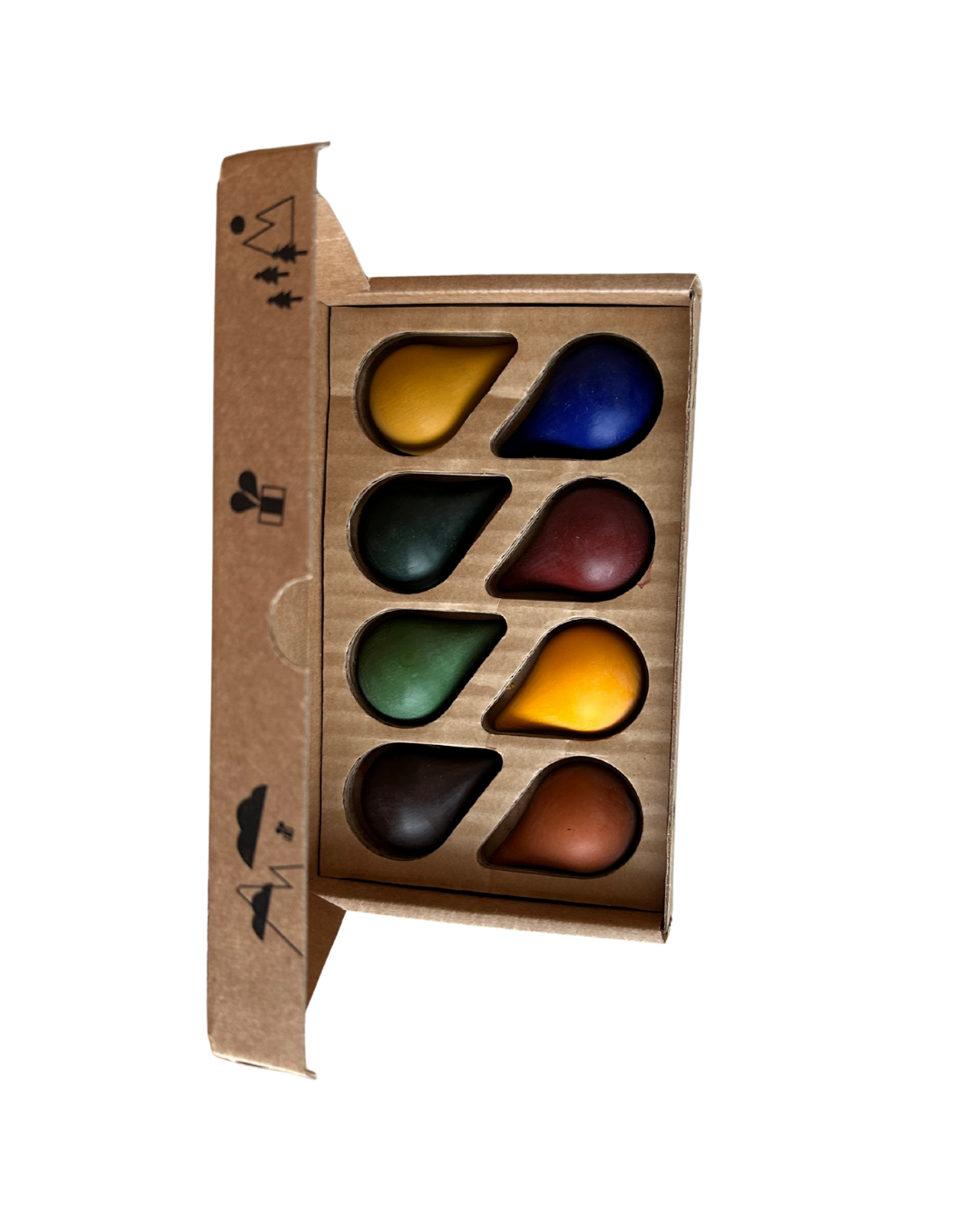 Jordsett 8 dråpe fargestifter